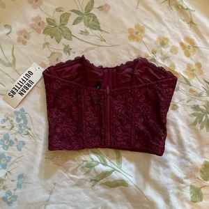 Petite Burgundy Bustier!
